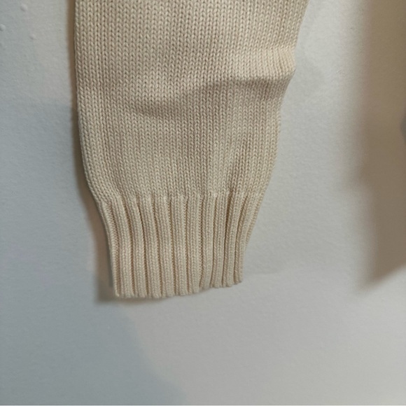 Ralph Lauren Cream V-Neck Sweater - Picture 4 of 4